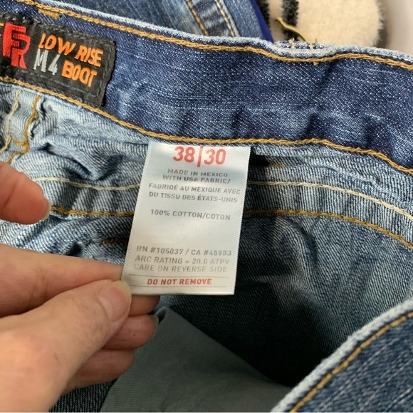 Ariat‎ Work FR M4 Low Rise boot cut jean. Size 38/30 - Picture 12 of 15